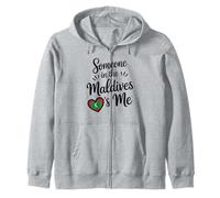 Qualcuno alle Maldive Sono Io Amore Romantico Cuore Felpa con Cappuccio