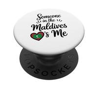 Qualcuno Alle Maldive Sono Io Amore Romantico Cuore PopSockets PopGrip Adesivo