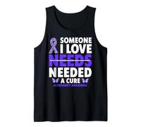 Qualcuno Che Amo ha Bisogno di Una Cura Alzheimer's Awareness Canotta