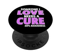 Qualcuno che amo ha bisogno di una cura Mps Awareness Day PopSockets PopGrip Adesivo