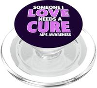 Qualcuno che amo ha bisogno di una giornata di sensibilizzazione Mps per la cura PopSockets PopGrip per MagSafe