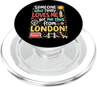 Qualcuno che mi ama davvero mi ha preso questo da Londra PopSockets PopGrip per MagSafe