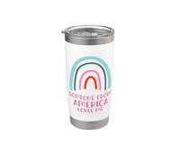 Qualcuno dall'America mi ama arcobaleno Bicchiere termico in acciaio inox doppia parete