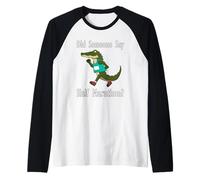 Qualcuno dice che la mezza maratona è un coccodrillo ironico Maglia con Maniche Raglan