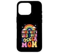 Qualcuno Forte Bocca Calcio Mamma Bball Citazioni Groovy Custodia per iPhone 16 Pro