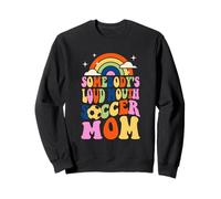 Qualcuno Forte Bocca Calcio Mamma Bball Citazioni Groovy Felpa