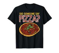 Qualcuno Ha Detto Pizza Umorismo Goloso Maglietta