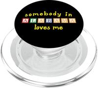 Qualcuno in Alabama mi ama con i blocchi di costruzione dei bambini PopSockets PopGrip per MagSafe