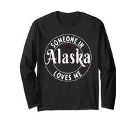 Qualcuno in Alaska Mi AMA Grunge Stato retrò Maglia a Manica