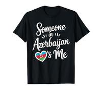Qualcuno in Azerbaigian Mi AMA Bandiera del Cuore Maglietta