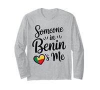 Qualcuno in Benin Mi AMA Amore A Distanza Maglia a Manica