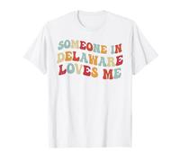 Qualcuno in Delaware Mi AMA Il Primo Stato Maglietta