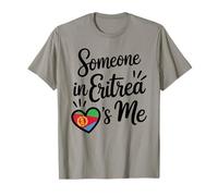 Qualcuno in Eritrea Mi AMA Cuore Eritreo Maglietta