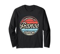 Qualcuno in Francia Mi AMA Orgoglioso Francese Maglia a Manica