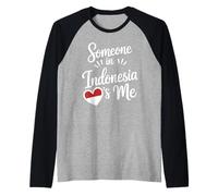 Qualcuno in Indonesia Mi AMA A Distanza Maglia con Maniche Raglan