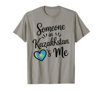 Qualcuno in Kazakistan Mi AMA con Il Cuore A Distanza Maglietta