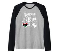 Qualcuno in Libia Mi AMA Amore A Distanza Maglia con Maniche Raglan