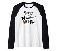 Qualcuno in Mozambico Mi AMA A Distanza Maglia con Maniche Raglan