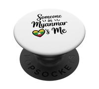 Qualcuno In Myanmar Mi Ama A Distanza PopSockets PopGrip Adesivo