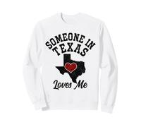 Qualcuno in Texas Mi AMA Houston Dallas Funny Pride Felpa