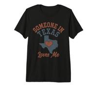 Qualcuno in Texas Mi AMA Houston Dallas Funny Pride Maglietta Premium