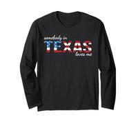 Qualcuno in Texas Mi AMA Qualcuno in TX Souvenir Maglia a Manica