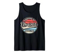 Qualcuno in Virginia Ti Manca Lo Stato degli Stati Uniti Canotta