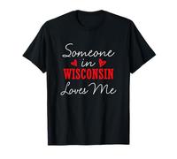 Qualcuno in Wisconsin Mi AMA Coppia di relazioni Maglietta