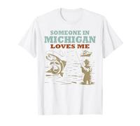Qualcuno nel Michigan Mi AMA Lo Stato dei Grandi Laghi Maglietta