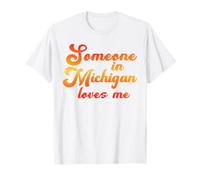 Qualcuno nel Michigan Mi AMA Lo Stato dei Grandi Laghi Maglietta