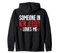 Qualcuno nel New Jersey Mi AMA Heart State Vintage Felpa con Cappuccio