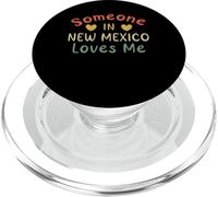 Qualcuno nel New Mexico mi ama Retro USA State US PopSockets PopGrip per MagSafe