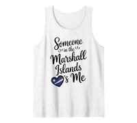 Qualcuno nelle Isole Marshall Mi AMA Bandiera del Cuore Canotta