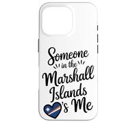 Qualcuno Nelle Isole Marshall Mi Ama Bandiera Del Cuore Custodia per iPhone 16 Pro