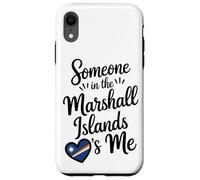 Qualcuno Nelle Isole Marshall Mi Ama Bandiera Del Cuore Custodia per iPhone XR