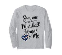 Qualcuno nelle Isole Marshall Mi AMA Bandiera del Cuore Maglia a Manica