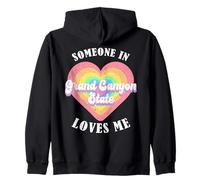 Qualcuno nello Stato del Grand Canyon Mi AMA Arizona Felpa con Cappuccio