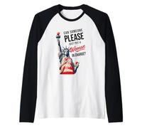 Qualcuno può Semplicemente Mettere Una Donna al Comando Politico Maglia con Maniche Raglan