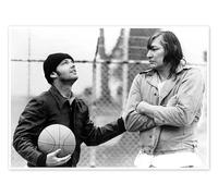 Qualcuno volò sul nido del cuculo Poster 18 x 13 cm Nero e Bianco Quadri Decorazione per pareti