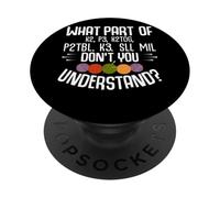 Quale parte di K2 P3 K2tog non capisci PopSockets PopGrip Adesivo