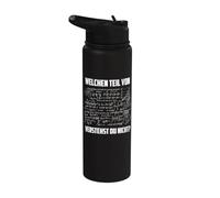 Quale parte di Mathe non comprenderai Stainless Steel Insulated Water Bottle