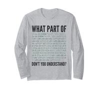 Quale Parte di Non capisci - Email Regex Coder Humor Maglia a Manica