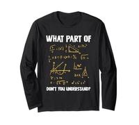 Quale parte di non capisci la matematica Maglia a Manica