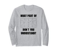 Quale Parte di Questo Non capisci - Hockey Divertente Maglia a Manica