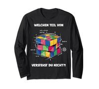 Quale Parte di Understand You Non Rubik Cube Maths Nerd Maglia a Manica