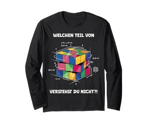 Quale Parte di Understand You Non Rubik Cube Maths Nerd Maglia a Manica