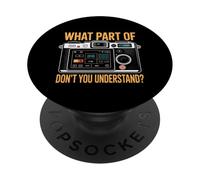 Quale parte non capisci? Impostazioni manuali divertenti della fotocamera PopSockets PopGrip Adesivo