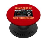 Quale parte non capisci? Impostazioni manuali divertenti della fotocamera PopSockets PopGrip Adesivo