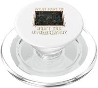 Quale parte non capisci Matematica Divertente Nerd PopSockets PopGrip per MagSafe