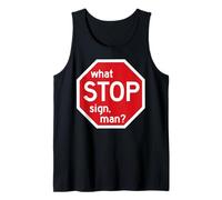 Quale Stop Sign Man Viral Meme Traffico Citazione Canotta